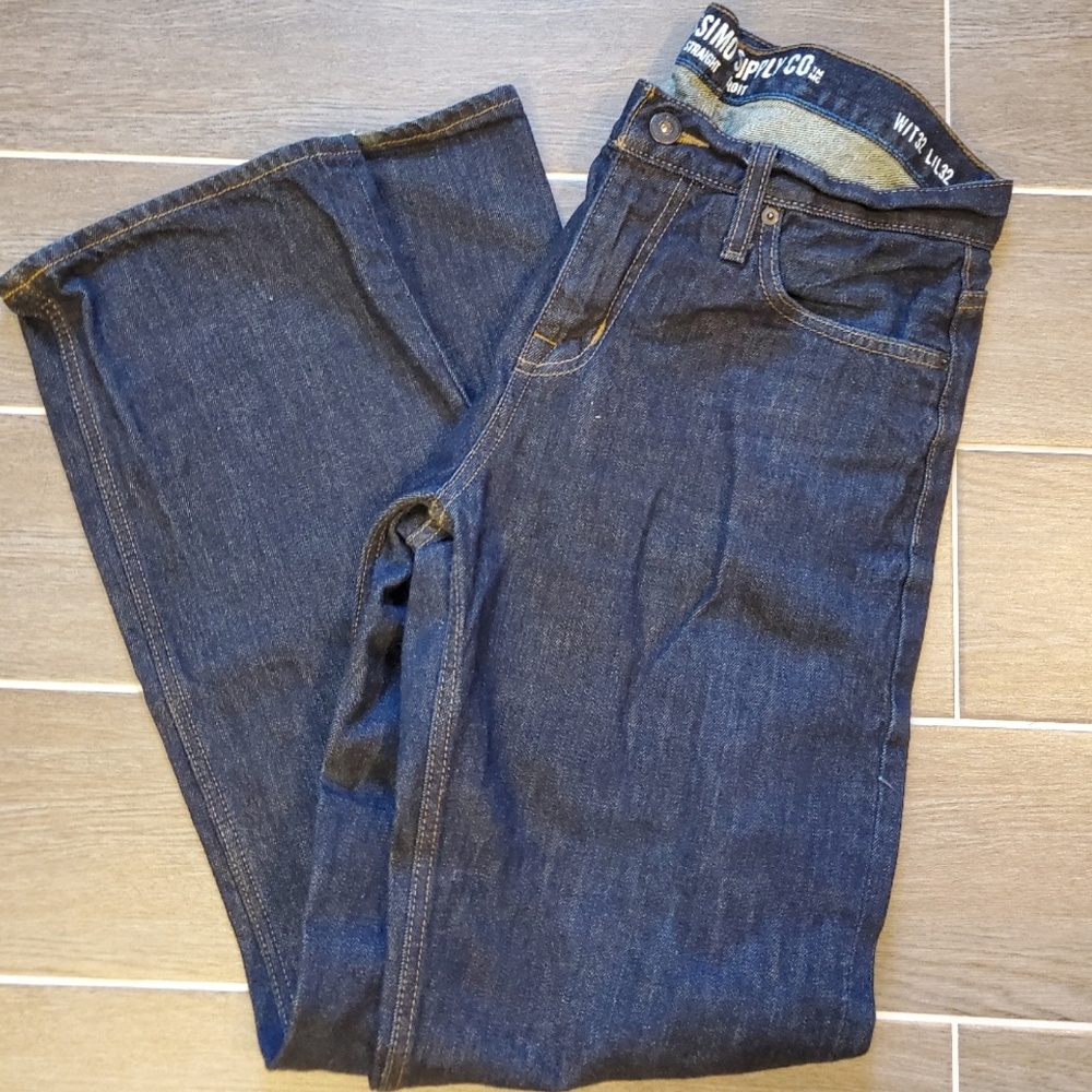 Mens straight fit jeans